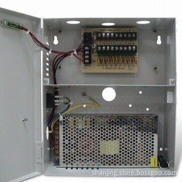 CCTV Camera Power Supply with DC 12V 5A 9-way output and LED Indicator